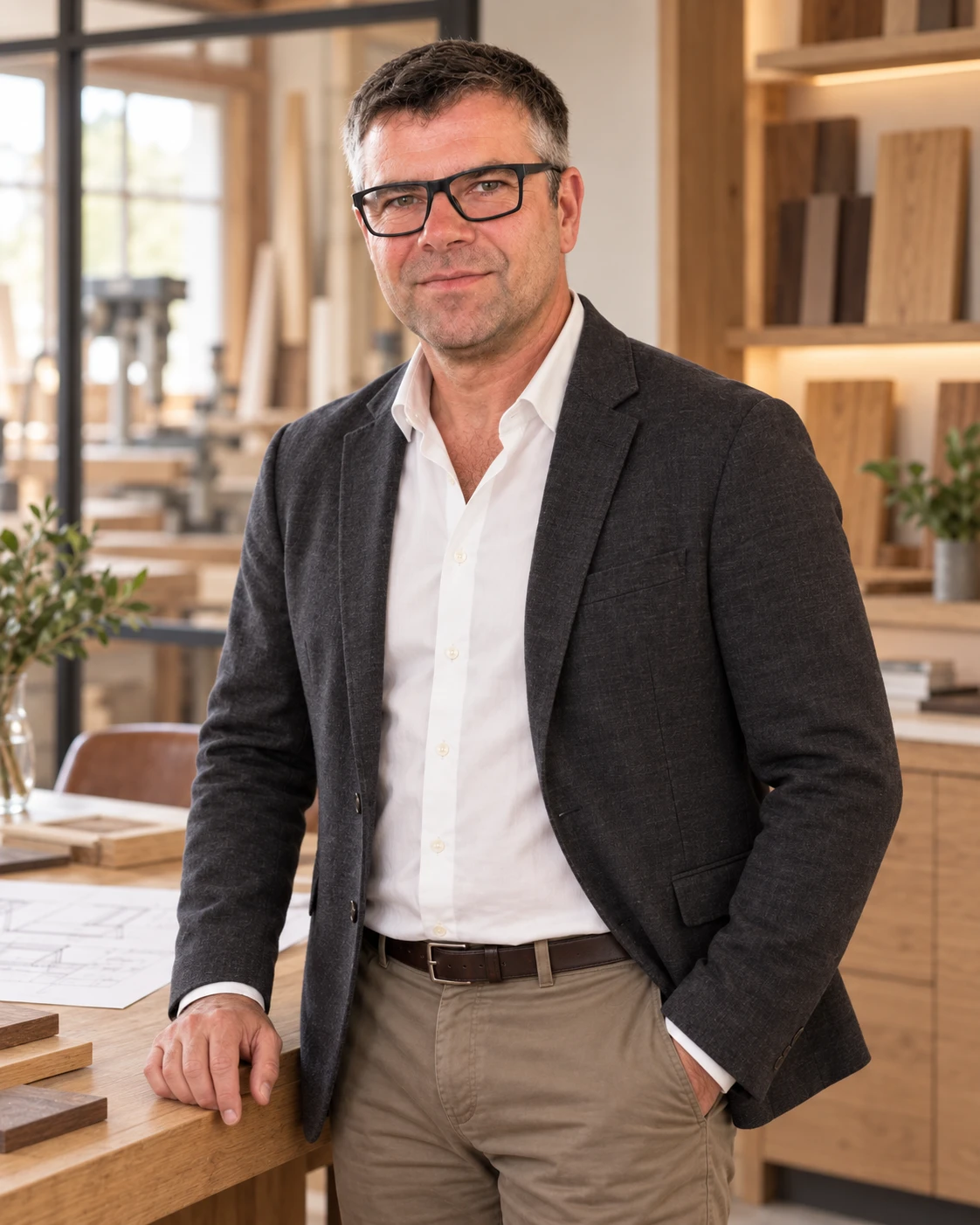 Gerald Weichselberger, Geschäftsführer, im Planungsstudio